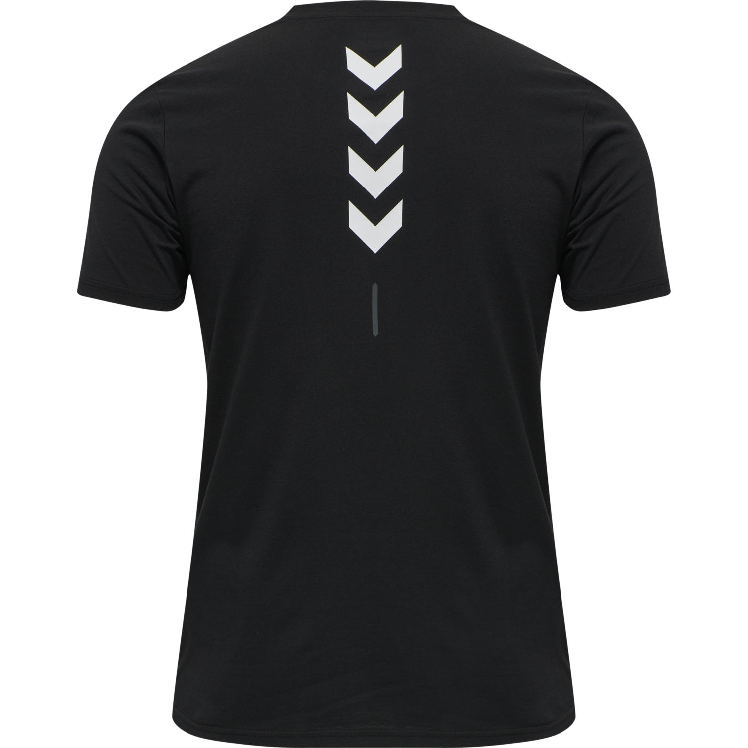 hmlTE CALLUM COTTON T-SHIRT, BLACK, packshot