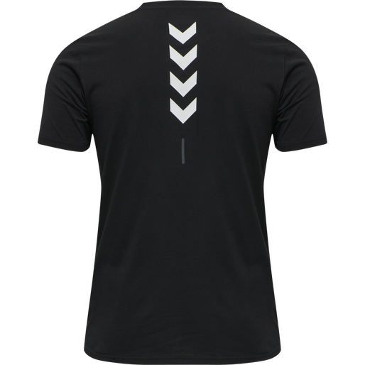 hmlTE CALLUM COTTON T-SHIRT, BLACK, packshot