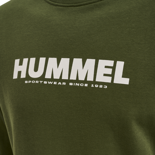 hmlLEGACY SWEATSHIRT, RIFLE GREEN, packshot