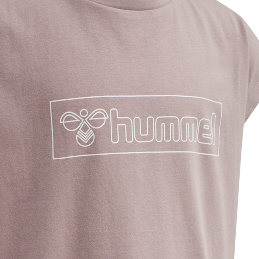 hmlBOXLINE T-SHIRT S/S, WOODROSE hmlBOXLINE T-SHIRT S/S, WOODROSE, packshot