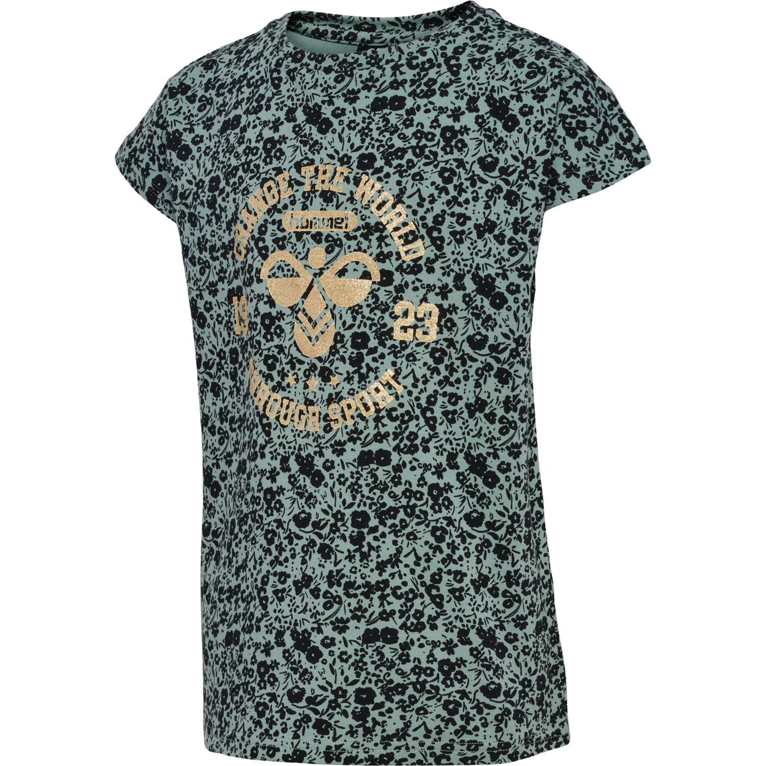 hmlMEJSE T-SHIRT S/S, CHINOIS GREEN, packshot