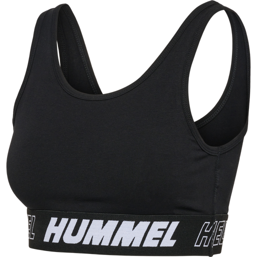 hmlTE MAJA 2-PACK COTTON SPORTS TOP, BLACK/DRIFTWOOD, packshot