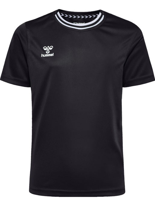 PLAYFUL SS JERSEY KIDS, BLACK, packshot