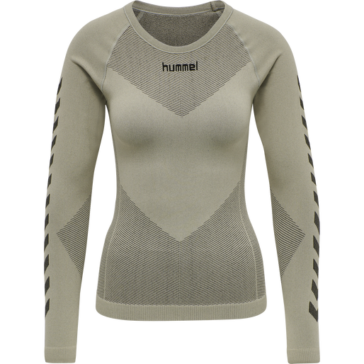 HUMMEL FIRST SEAMLESS JERSEY L/S W, LONDON FOG, packshot