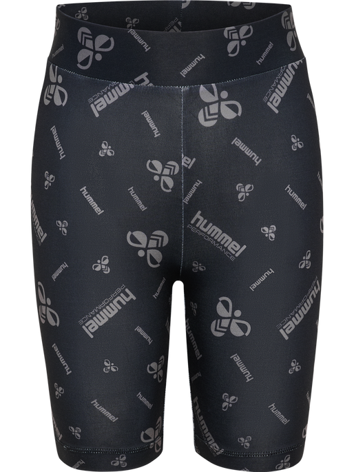 hmlJR GYM SHORT TIGHTS, BLACK/EBONY hmlJR GYM SHORT TIGHTS, BLACK/EBONY, packshot