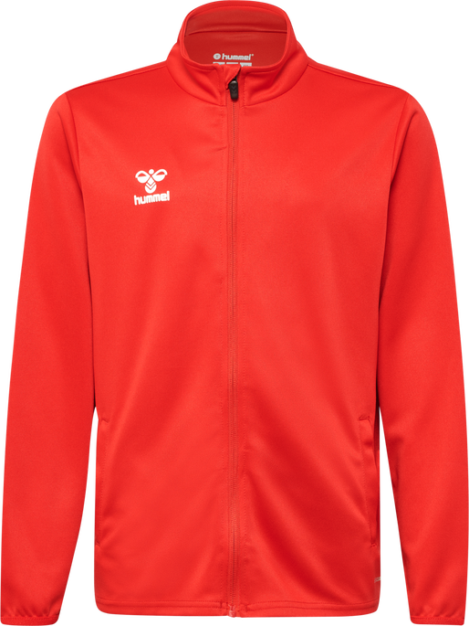 hmlESSENTIAL TRACK JACKET KIDS, TRUE RED, packshot