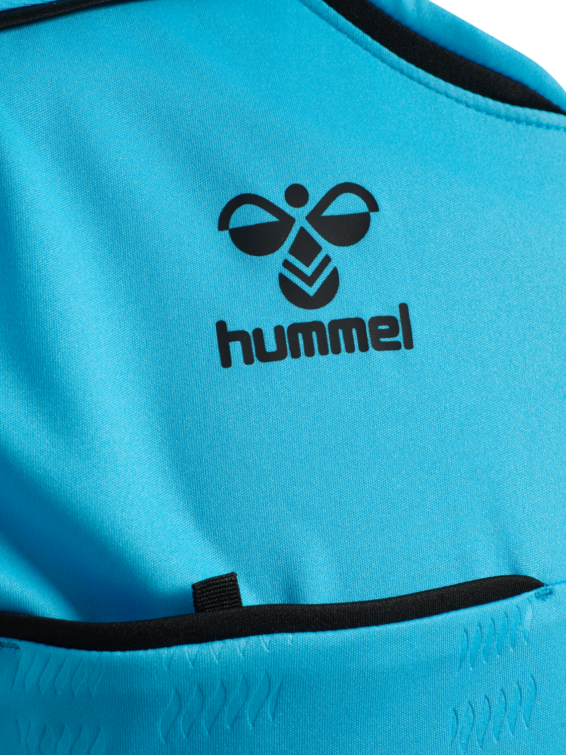 hmlREFEREE JERSEY S/S, NEON BLUE, packshot