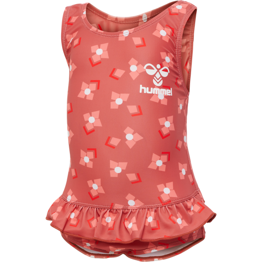 hmlFILIPPA SWIMSUIT, DUSTY CEDAR, packshot