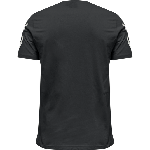 hmlLEGACY CHEVRON T-SHIRT PLUS, BLACK, packshot