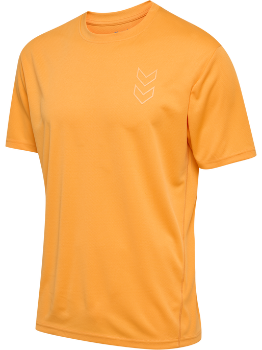 hmlACTIVE PL JERSEY S/S, BLAZING ORANGE, packshot