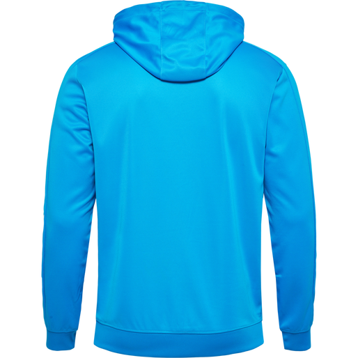 hmlPROMO POLY HOODIE, DIVA BLUE, packshot