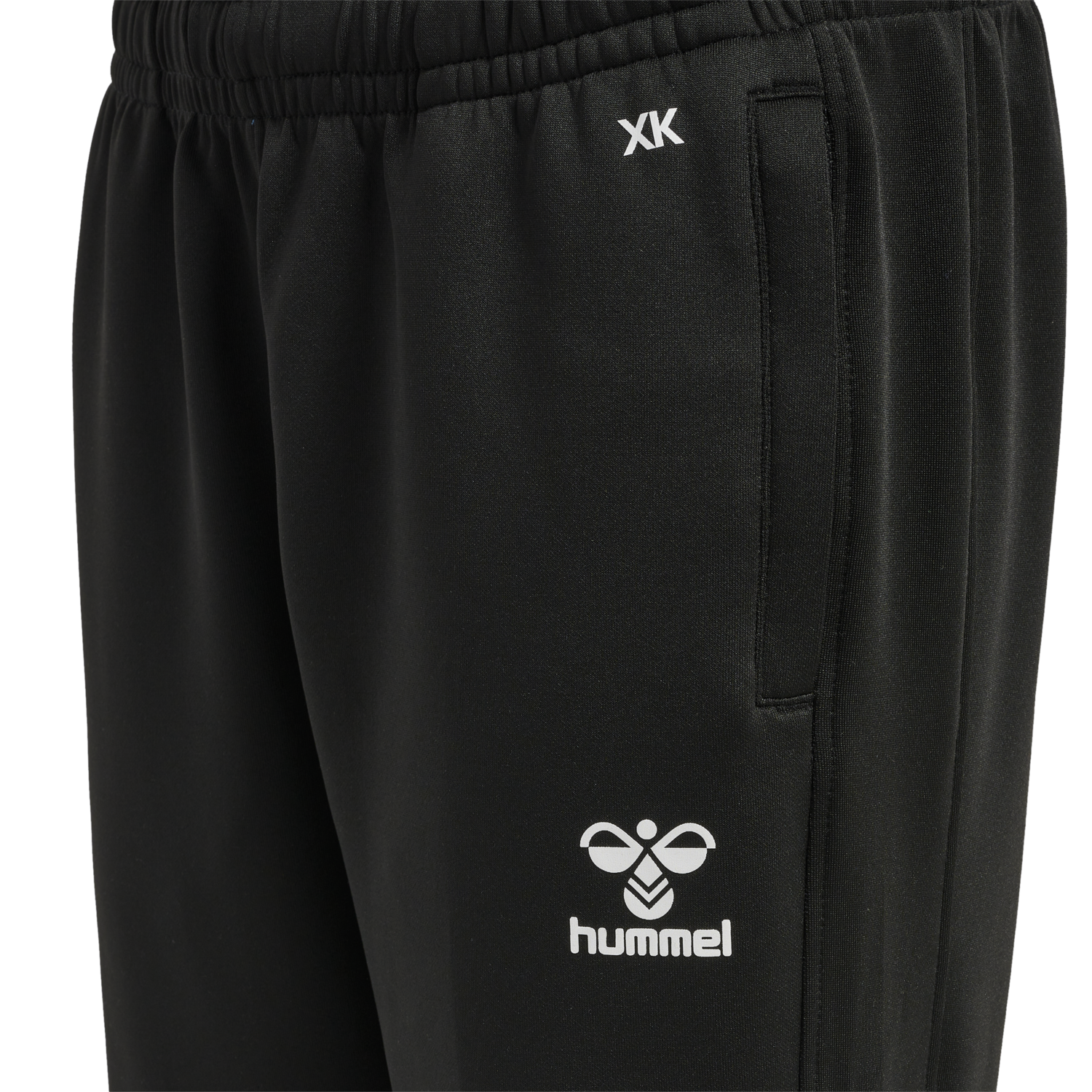hmlCORE XK POLY PANTS KIDS, BLACK/BLACK, packshot