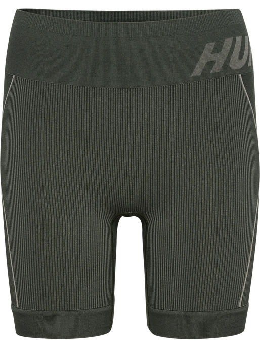 hmlTE CHRISTEL SEAMLESS SHORTS, CLIMBING IVY/SEAGRASS MELANGE hmlTE CHRISTEL SEAMLESS SHORTS, CLIMBING IVY/SEAGRASS MELANGE, packshot