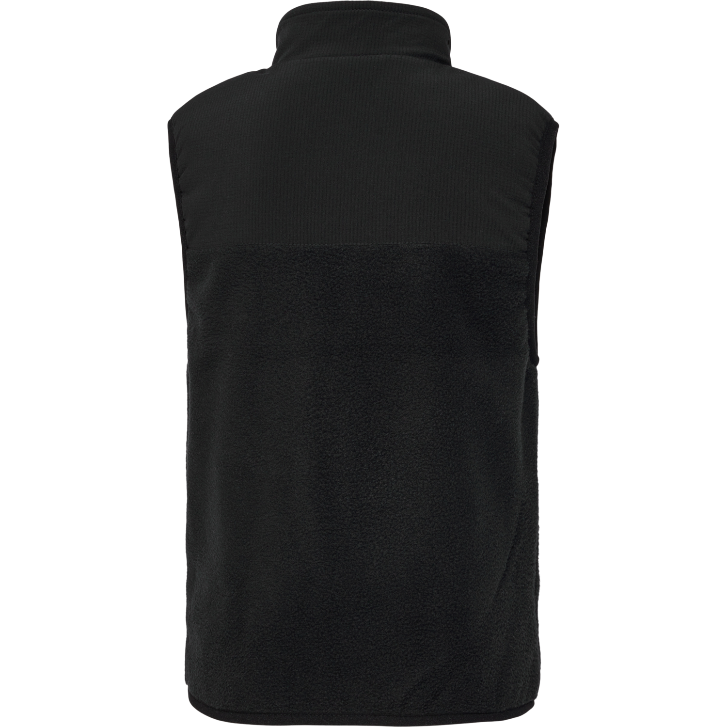 hmlPURE FLEECE VEST, BLACK, packshot