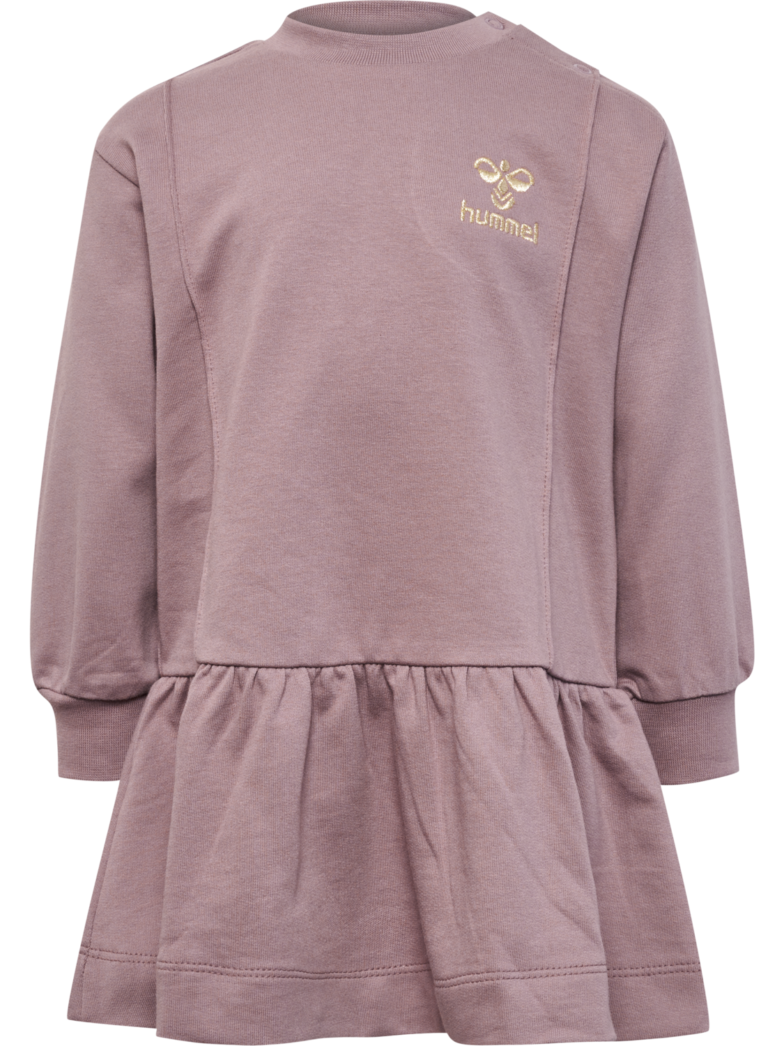 hmlHELLE DRESS L/S, TWILIGHT MAUVE, packshot