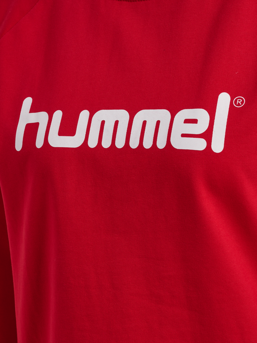 HMLGO COTTON LOGO SWEATSHIRT WOMAN, TRUE RED HMLGO COTTON LOGO SWEATSHIRT WOMAN, TRUE RED, packshot