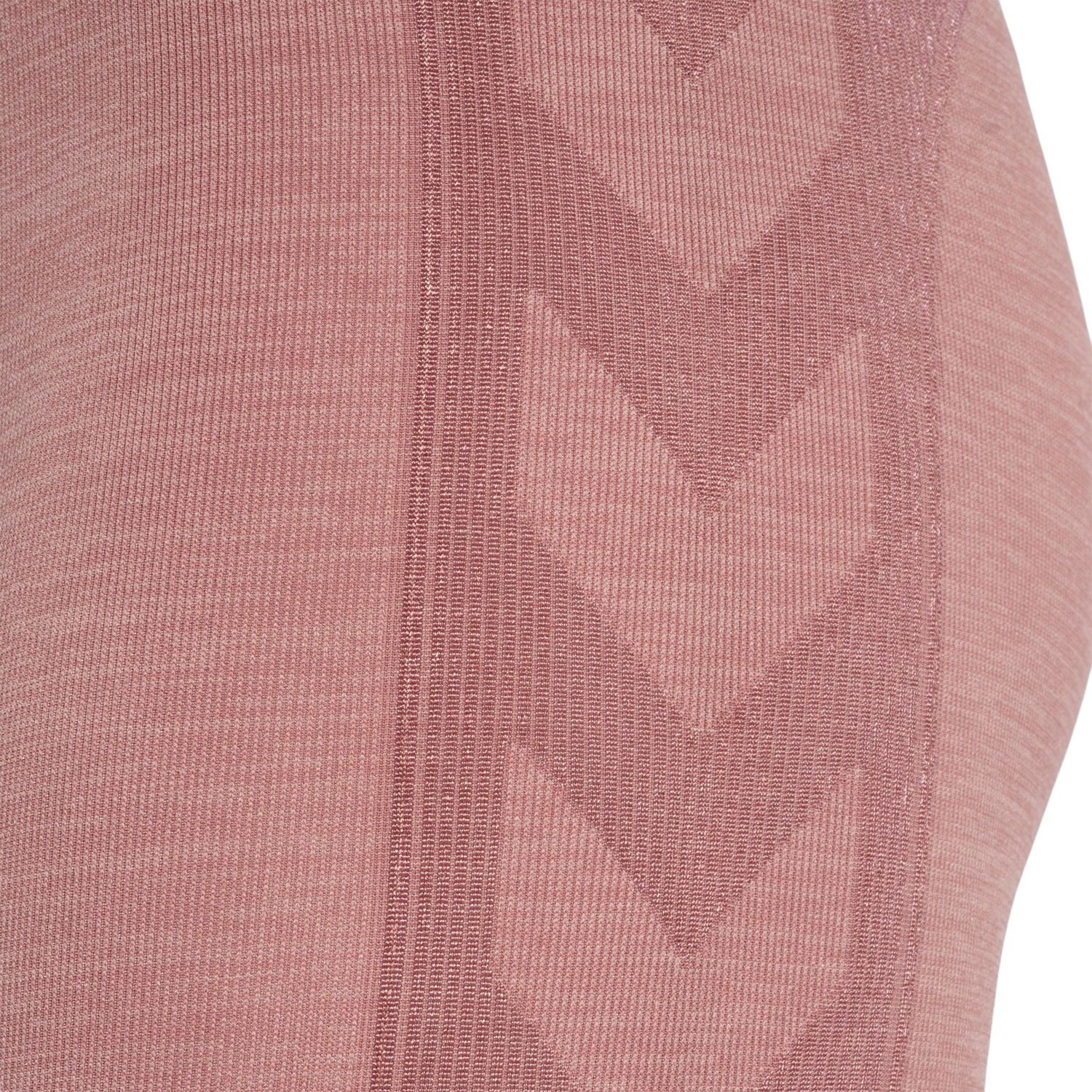 hmlCLEA SEAMLESS MID WAIST TIGHTS, WOODROSE/ROSE TAUPE MELANGE, packshot