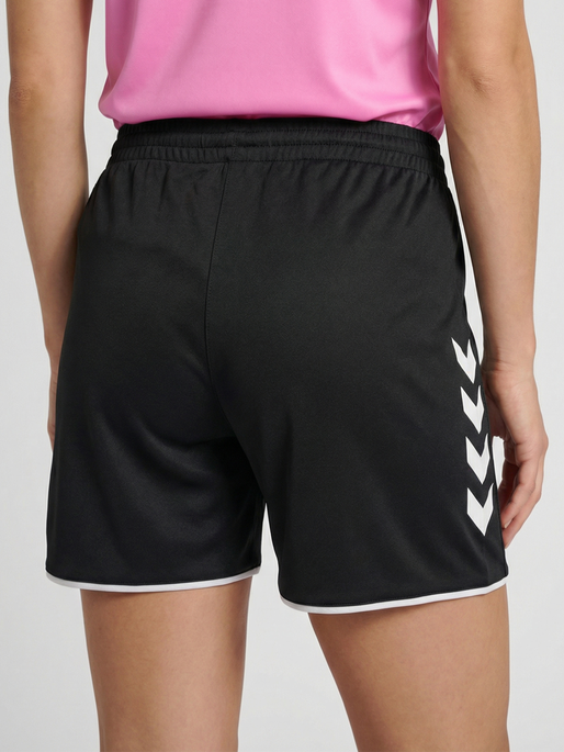 hmlCORE 2.0 TRAINING SHORTS WOMAN, BLACK/WHITE, model