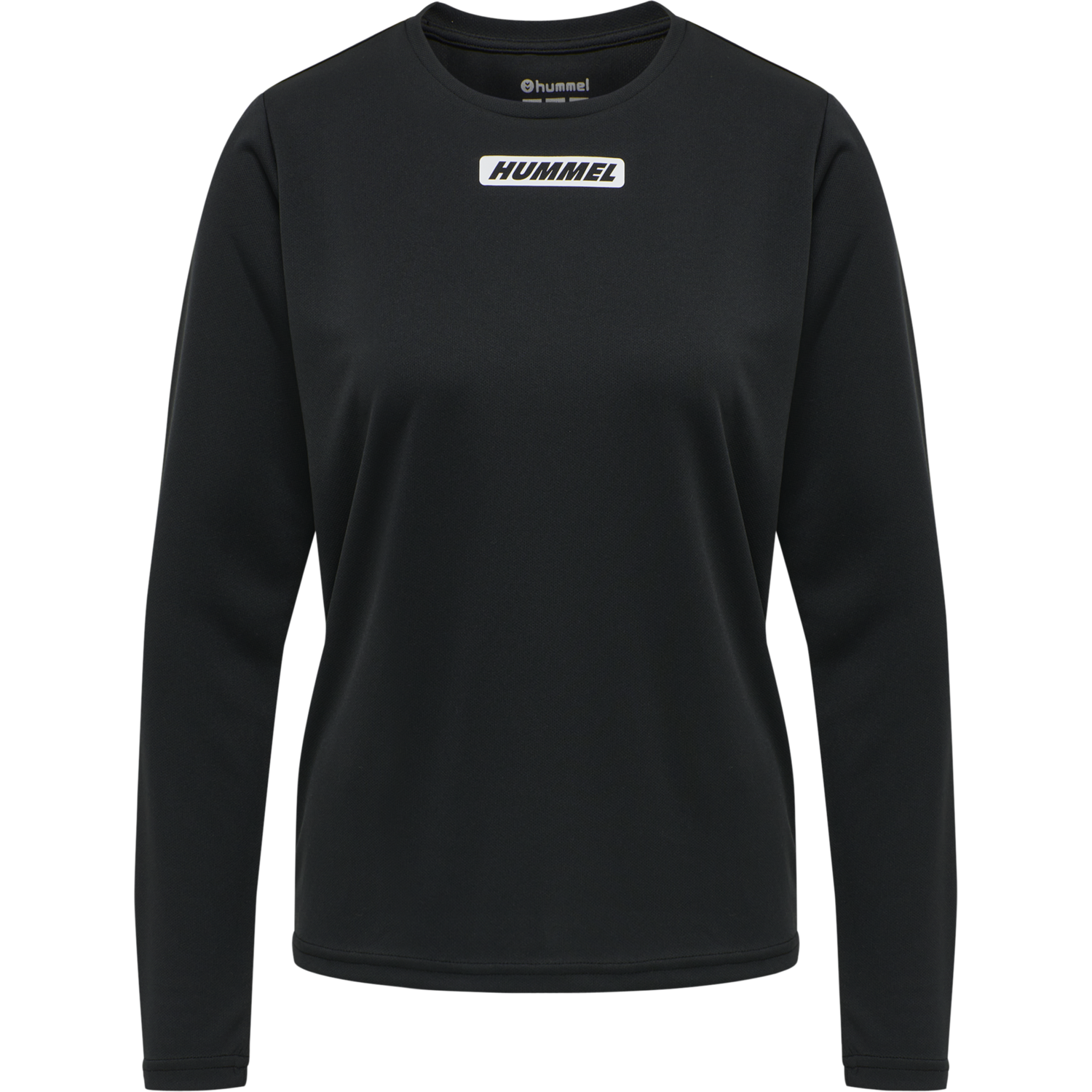 hmlTE TOLA T-SHIRT LS, BLACK, packshot