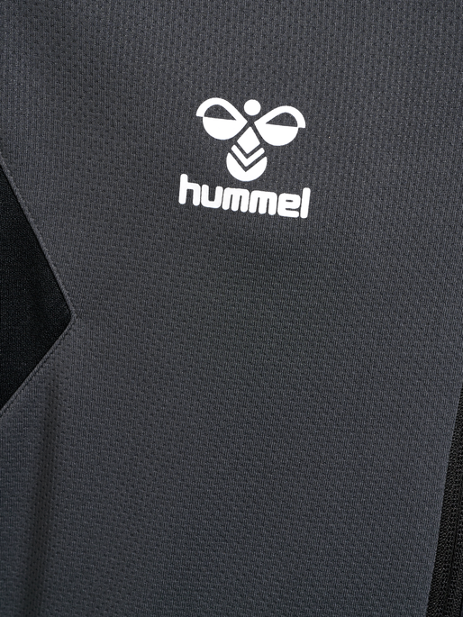 hmlAUTHENTIC PL ZIP JACKET KIDS, ASPHALT, packshot