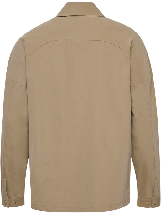 hmlSORONA LOOSE OVERSHIRT, CORNSTALK, packshot