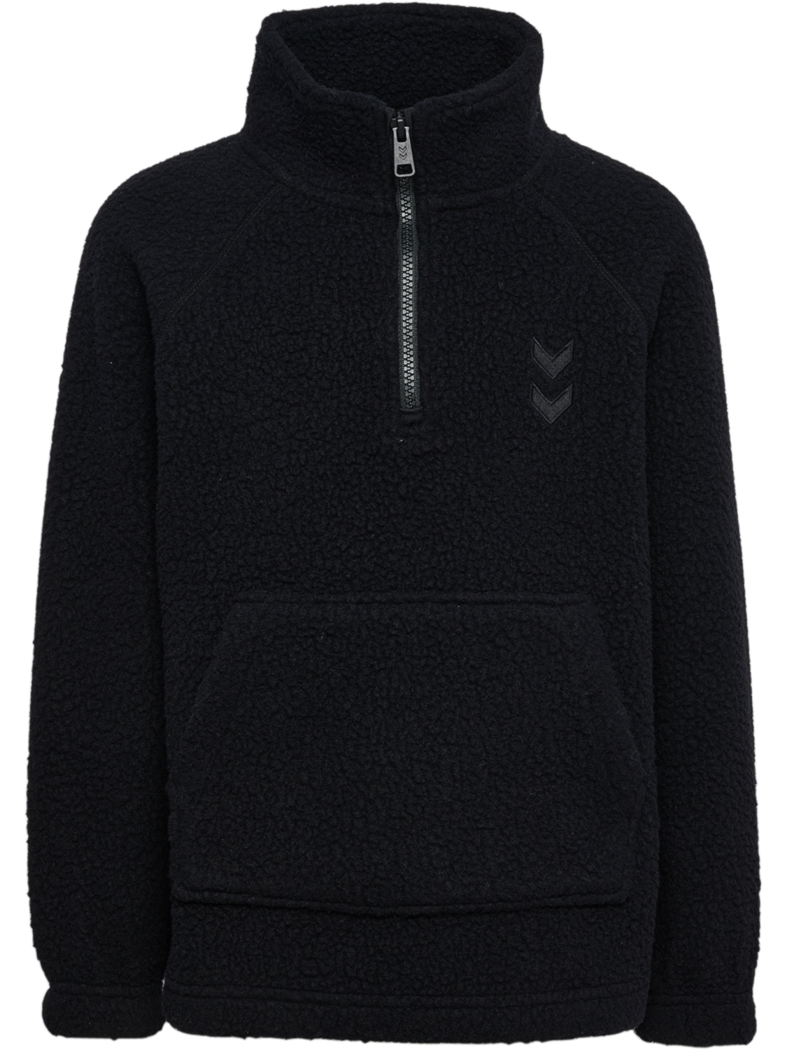 hmlJR MARTINI HALF ZIP JACKET, BLACK BEAUTY, packshot