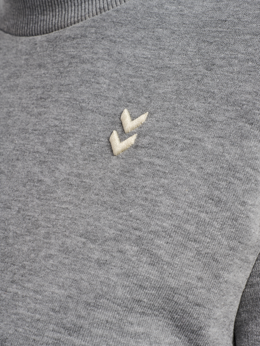 hmlPULSE W SWEAT CREWNECK, GREY MELANGE hmlPULSE W SWEAT CREWNECK, GREY MELANGE, packshot