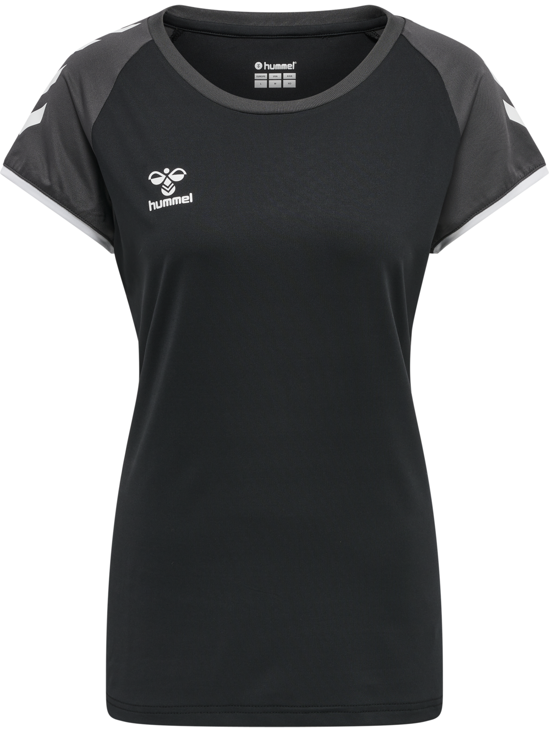 hmlCORE VOLLEY STRETCH TEE WO, BLACK, packshot