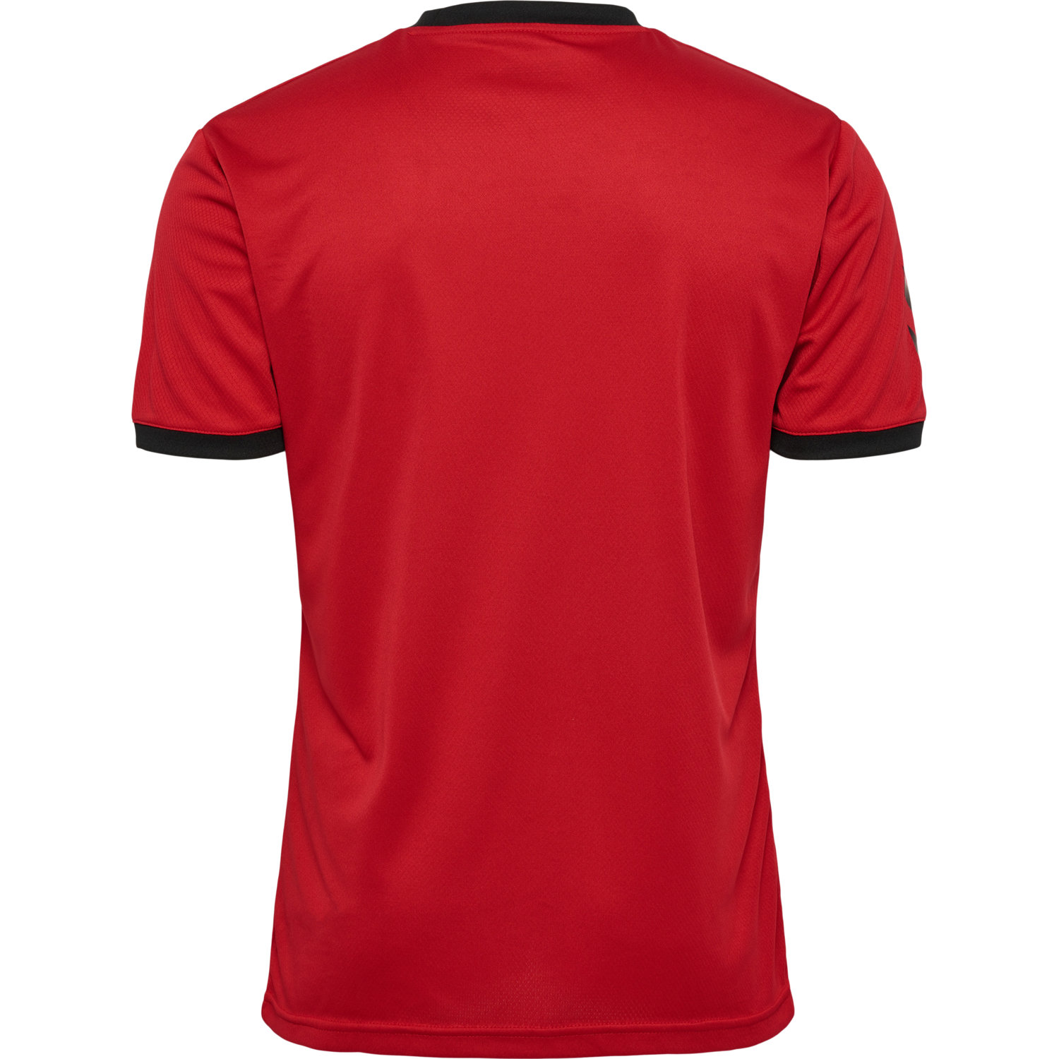 hmlQ4 POLY JERSEY S/S, POMPEIAN RED, packshot