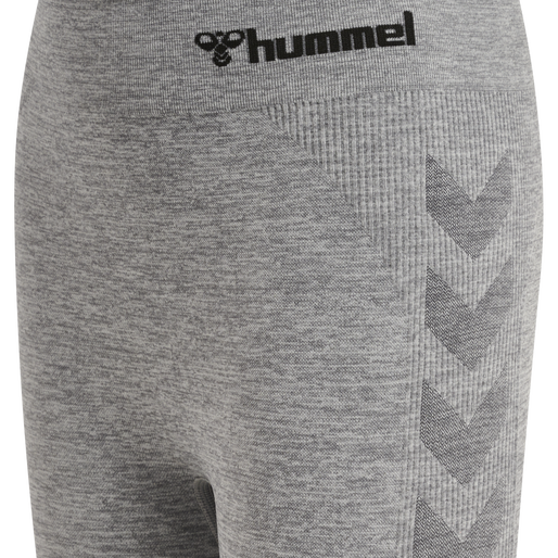 hmlCI JUNIOR SEAMLESS TIGHTS, GREY MELANGE hmlCI JUNIOR SEAMLESS TIGHTS, GREY MELANGE, packshot