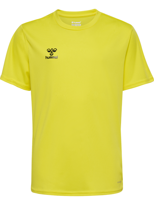 hmlESSENTIAL JERSEY S/S KIDS, BLAZING YELLOW, packshot