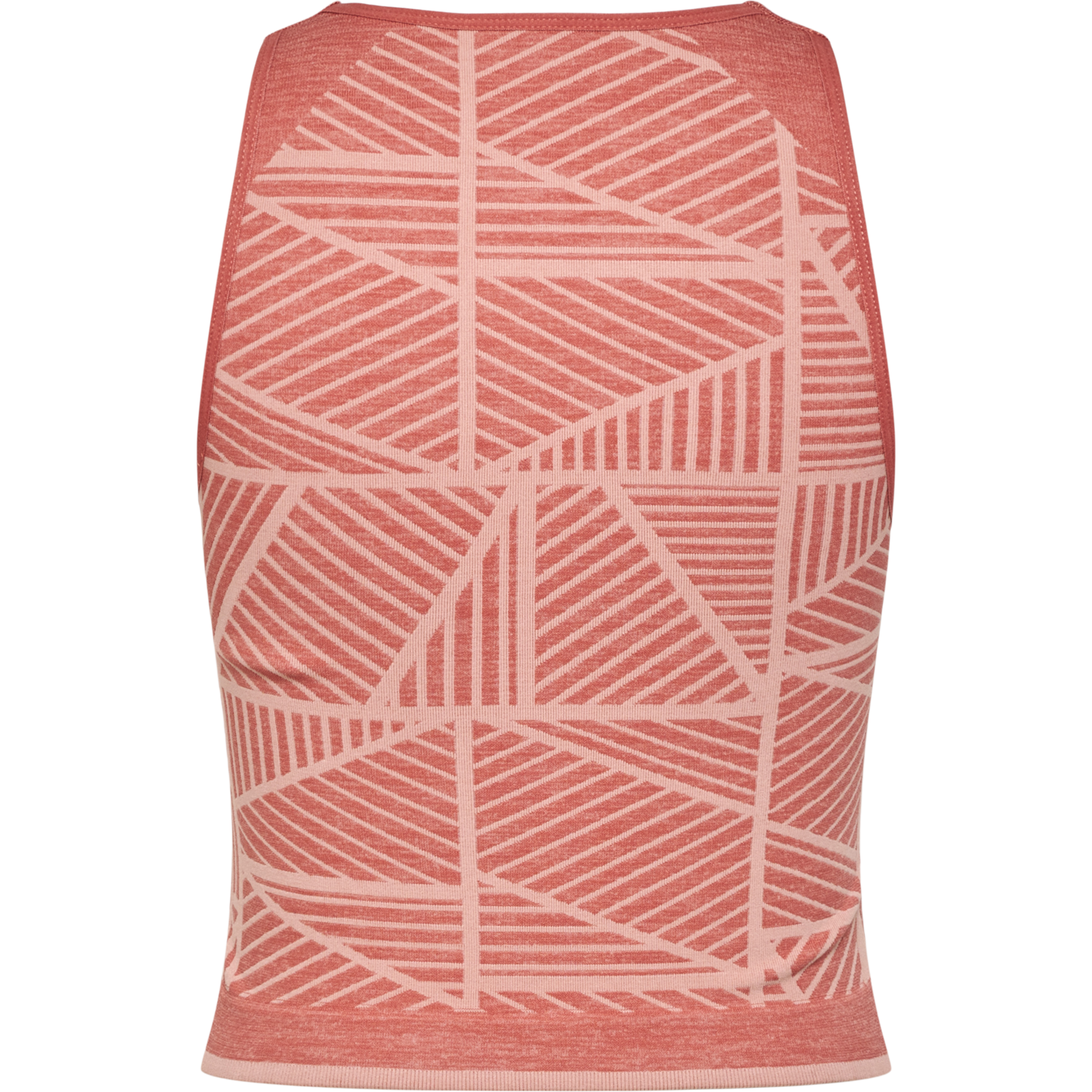 hmlMT ENERGY SEAMLESS CROP TOP, WITHERED ROSE/ROSE TAN MELANGE, packshot