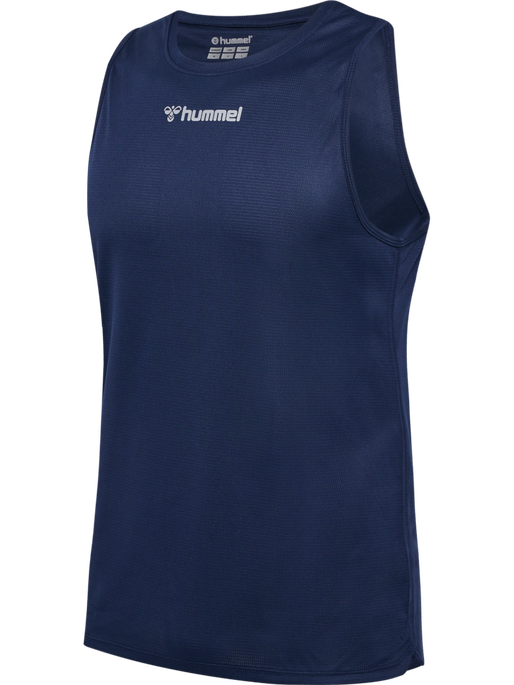 hmlRUN SINGLET S/L, BLACK IRIS hmlRUN SINGLET S/L, BLACK IRIS, packshot
