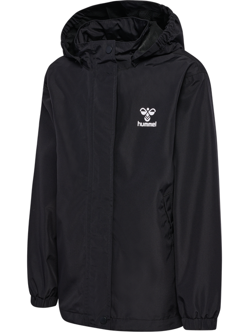 hmlNESSIE RAINSUIT, BLACK, packshot
