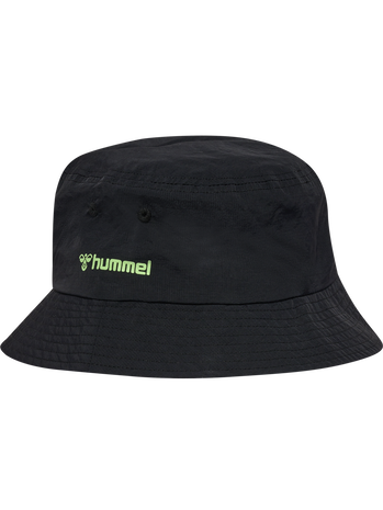 hmlPLADSTILFORSKELLE BUCKET HAT, BLACK, packshot