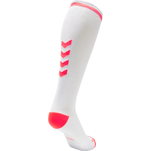 ELITE INDOOR SOCK HIGH, WHITE, packshot