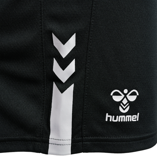 hmlACTIVE PL SHORTS WOMAN, BLACK/WHITE, packshot