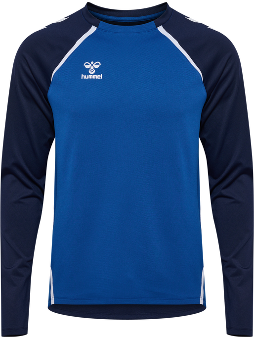 hmlLEAD 2.0 CREW SWEAT, TRUE BLUE/MARINE hmlLEAD 2.0 CREW SWEAT, TRUE BLUE/MARINE, packshot