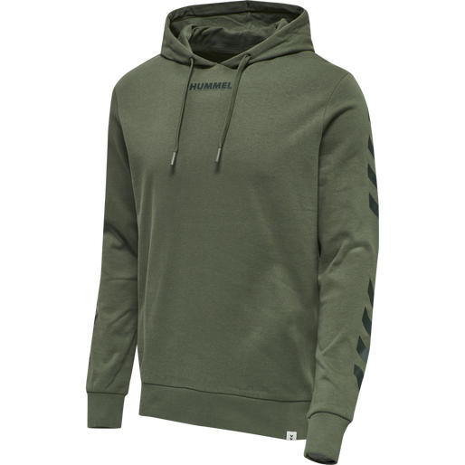 hmlLEGACY HOODIE, BEETLE, packshot