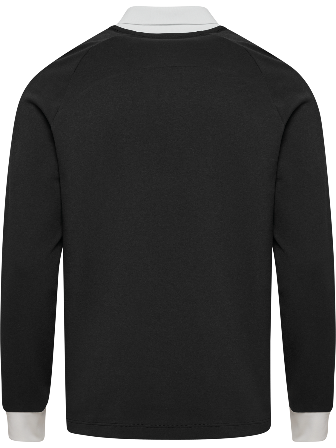 hmlROOT POLO L/S, BLACK, packshot