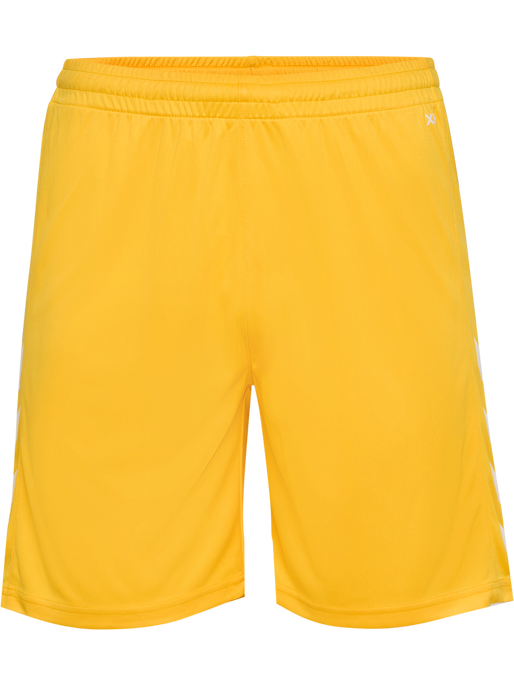 hmlCORE XK POLY SHORTS, SPORTS YELLOW, packshot