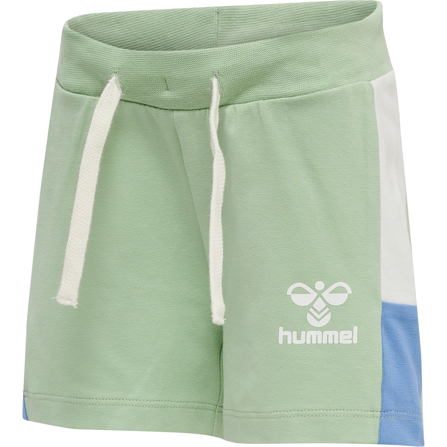 hmlELIO SHORTS, GRAYED JADE, packshot