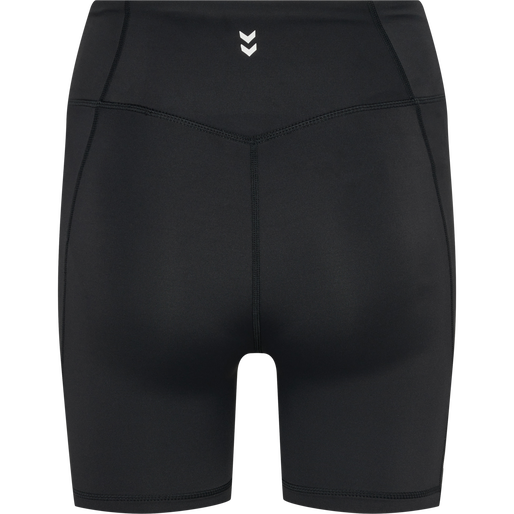 hmlMT ACTIVE HW TIGHT SHORTS, BLACK, packshot