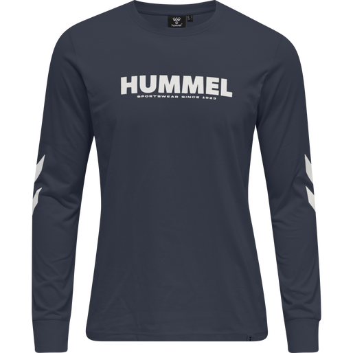 hmlLEGACY T-SHIRT L/S, BLUE NIGHTS, packshot