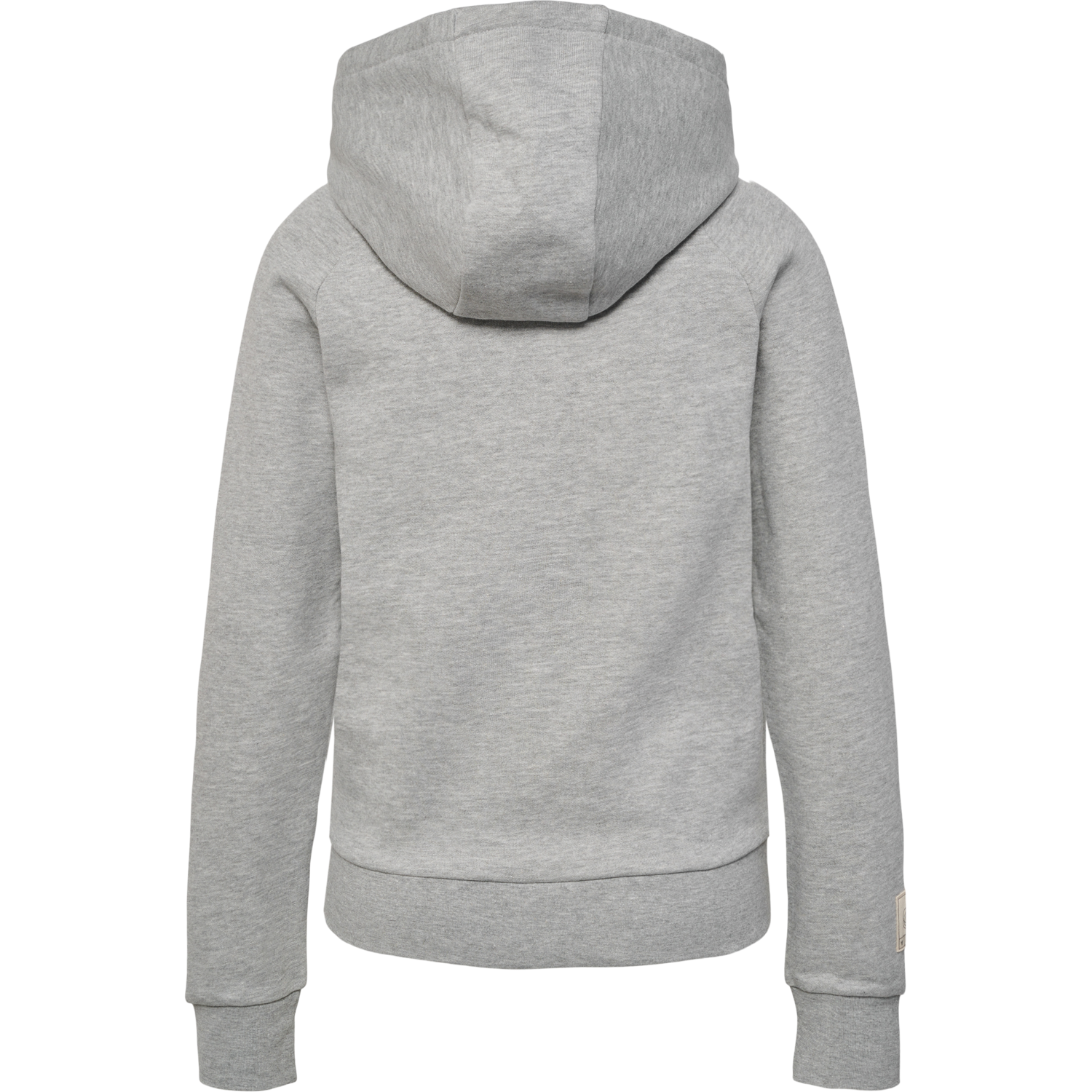 hmlGG12 SWEAT HOODIE WOMAN, GREY MELANGE, packshot