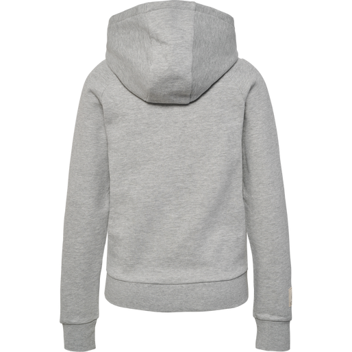 hmlGG12 SWEAT HOODIE WOMAN, GREY MELANGE, packshot