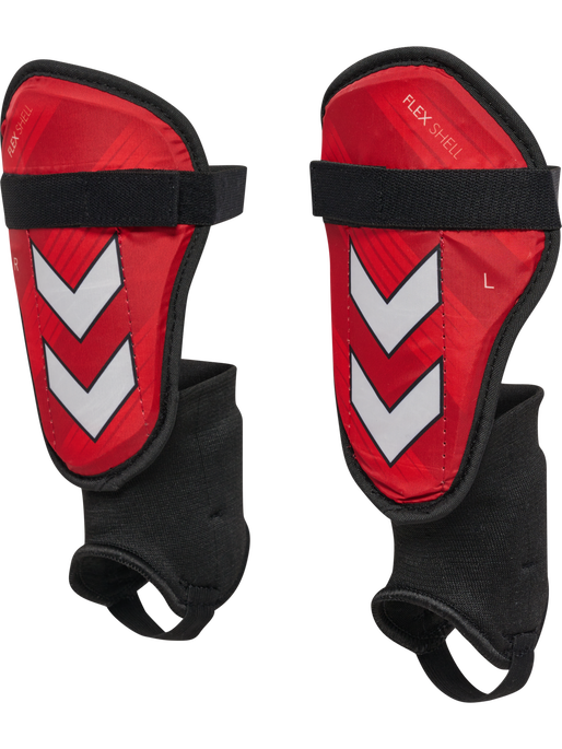 hmlSHIN GUARDS FLEX SHELL, POMPEIAN RED, packshot