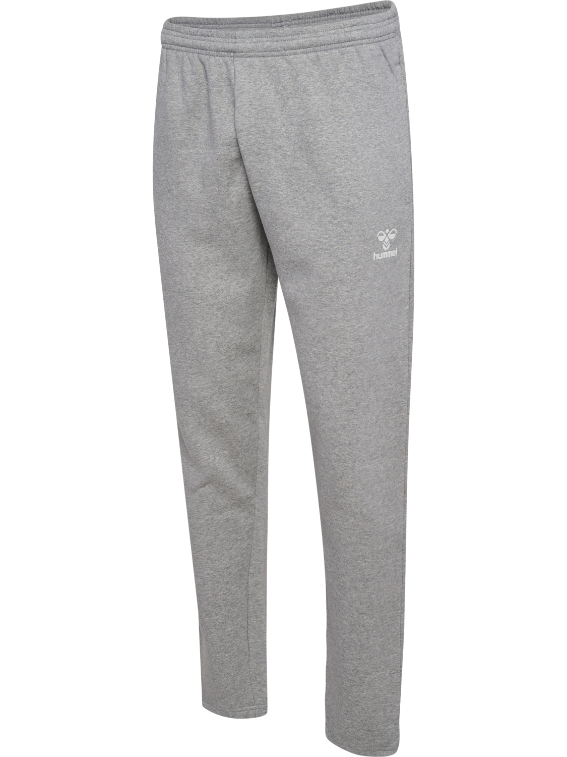 hmlMOVER COTTON PANTS, GREY MELANGE, packshot