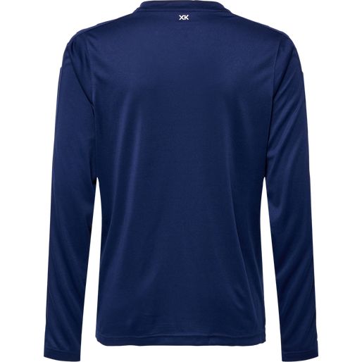 hmlCORE XK POLY JERSEY L/S KIDS, MARINE, packshot