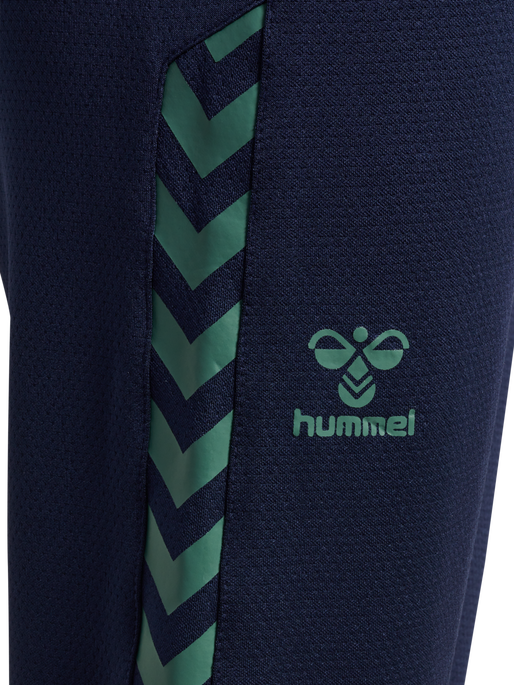 hmlSTALTIC TRAINING PANTS KIDS, MARINE/DUCK GREEN, packshot